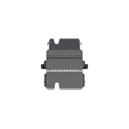 Aluminium Skid Plate for Transfer Case 5 mm, Sheriff Engine Bay Mt Case, Toyota Land Cruiser 2007 - Present - EDK.ro