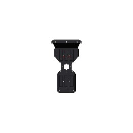 Steel Skid Plate for Engine and Gearbox 3 mm, Sheriff Punched, Iveco Daily 2014 - Present - EDK.ro