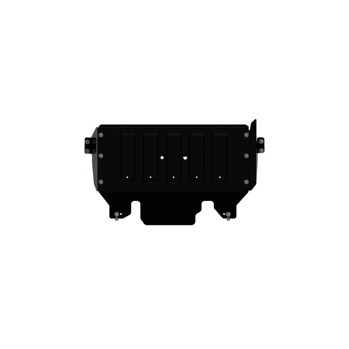 Scut Motor și Cutie de Viteze din Oțel 3 mm, Sheriff Perforat, Ford Transit 2014 - Prezent - EDK.ro
