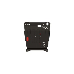 Steel Skid Plate for Engine and Gearbox 2 mm, Sheriff Punched - EDK.ro