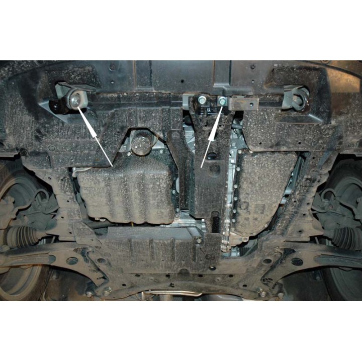 Scut Motor și Cutie de Viteze din Oțel 2 mm, Sheriff Perforat - EDK.ro