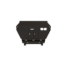 Steel Skid Plate for Engine and Gearbox 2 mm, Sheriff Punched - EDK.ro