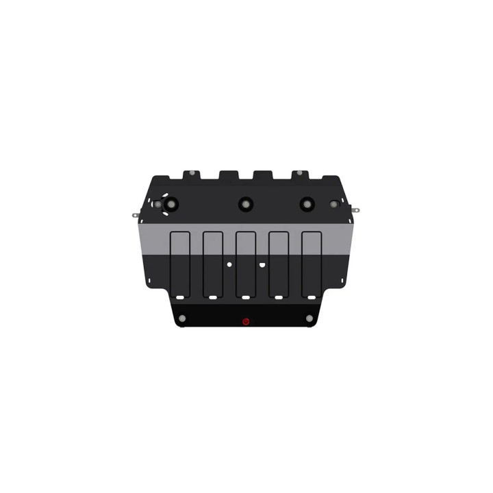 Steel Skid Plate for Engine and Gearbox 2 mm, Sheriff (Punched 1.4 1.6TDI), Volkswagen Caddy 2015 - 2020 - EDK.ro