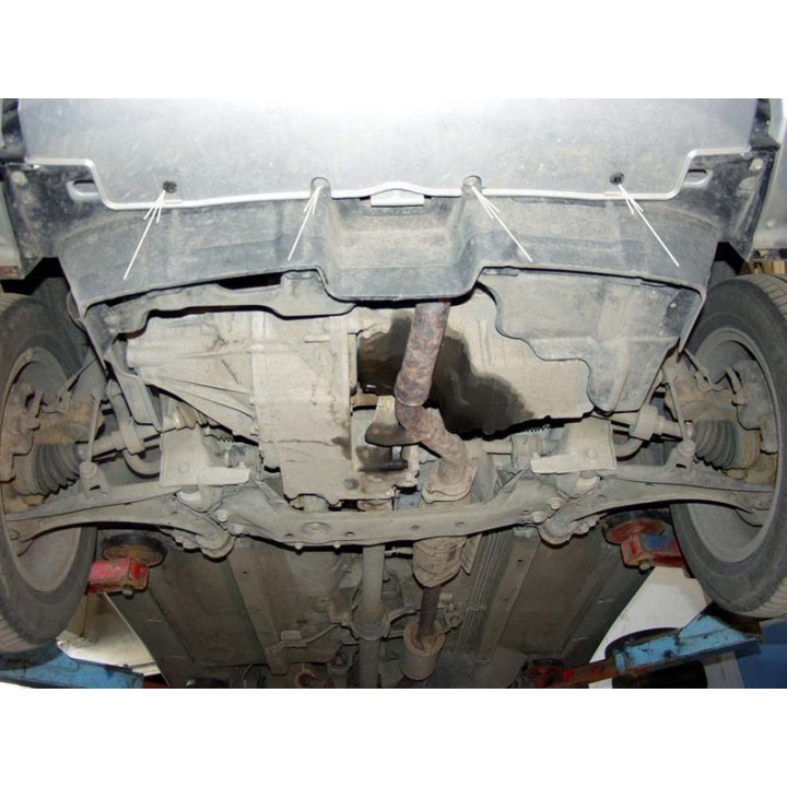 Steel Skid Plate for Engine and Gearbox 2 mm, Sheriff, Honda HR-V 1999 - 2005 - EDK.ro