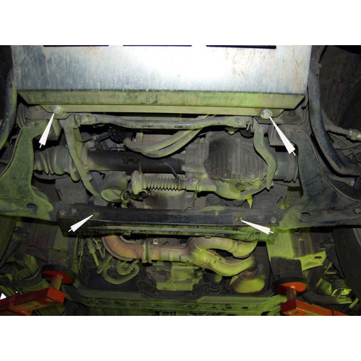 Scut Motor și Cutie de Viteze din Oțel 2 mm, Sheriff, Mitsubishi Montero 2000 - 2006 - EDK.ro