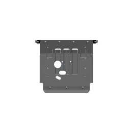 Aluminium Skid Plate for Engine and Gearbox 4 mm, Sheriff Punched, Fiat Ducato, Citroën Jumper, Peugeot Boxer 2006 - 2014 - EDK.