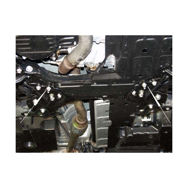 Scut Motor și Cutie de Viteze din Aluminiu 3 mm, Sheriff Perforat, Toyota RAV4 2006 - 2013 - EDK.ro