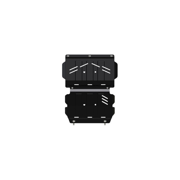 Scut Motor și Radiator din Oțel 4 mm, Sheriff Perforat, Mitsubishi L200 2006 - 2015 - EDK.ro