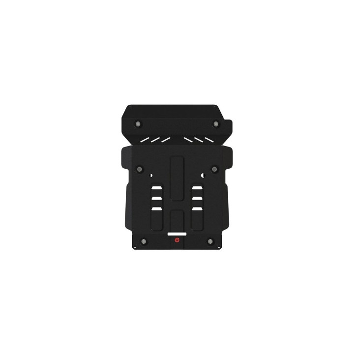 Steel Skid Plate for Engine and Radiator 3 mm, Sheriff Punched, Isuzu D-Max 2020 - Present - EDK.ro