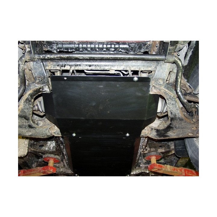 Steel Skid Plate for Engine and Radiator 2.5 mm, Sheriff, Mitsubishi Montero, Hyundai Galloper 1991 - 2005 - EDK.ro