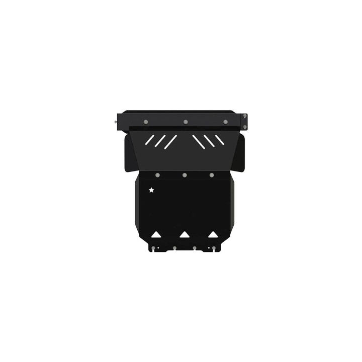 Steel Skid Plate for Engine and Radiator 2.5 mm, Sheriff, Volkswagen Amarok 2010 - 2022 - EDK.ro