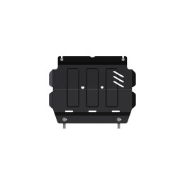 Steel Skid Plate for Engine 3 mm, Sheriff Punched, Mitsubishi L200 2010 - 2015 - EDK.ro