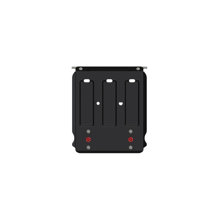 Steel Skid Plate for ECU 3 mm, Sheriff Punched, Mitsubishi L200 2015 - 2019 - EDK.ro