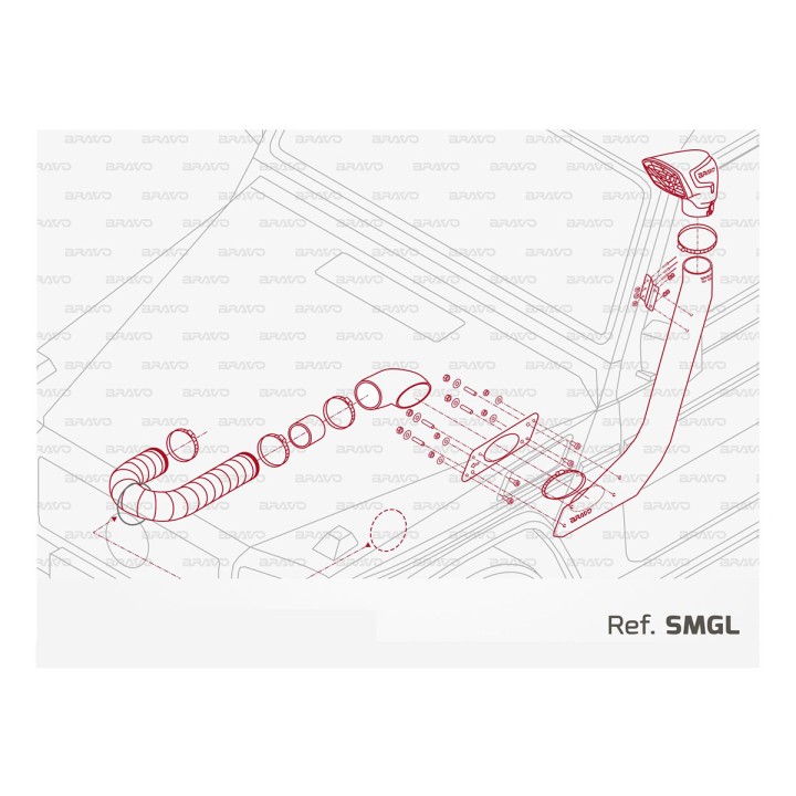 Snorkel, Otros Fabricantes, Mercedes-Benz G-Class 1996 - 2017 - EDK.ro