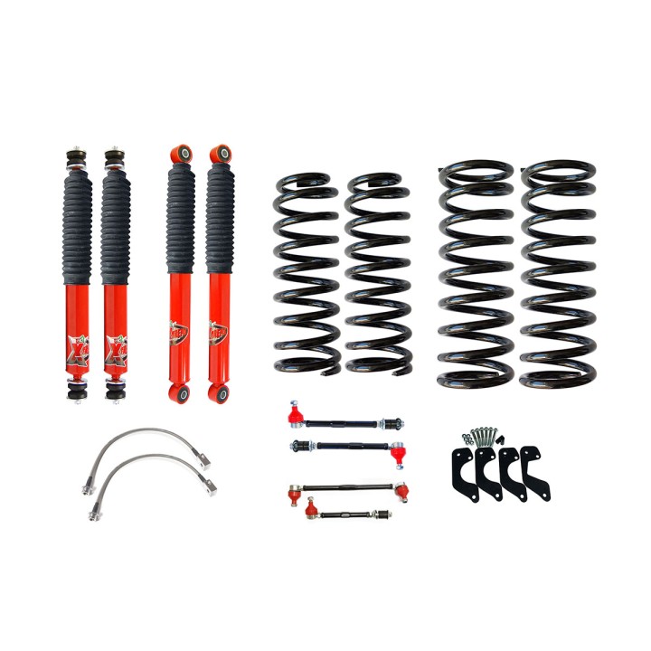 Suspension Lift Kit, EFS X-Treme HDT +100 mm, Nissan Patrol Y61 1998 - 2010 - EDK.ro