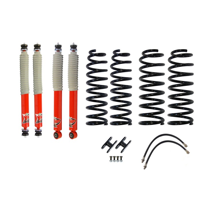 Suspension Lift Kit, EFS X-Treme HD +100 mm J80, Toyota Land Cruiser 1992 - 1998 - EDK.ro