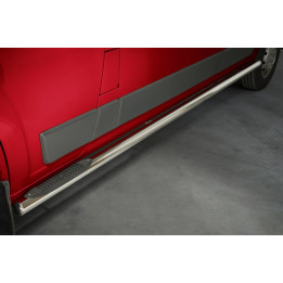 Side Steps, Steeler 4x4 Side Bars with Plastic Steps, Color Silver, Fiat Ducato / Citroën Jumper / Peugeot Boxer 2006 - 2016 - E