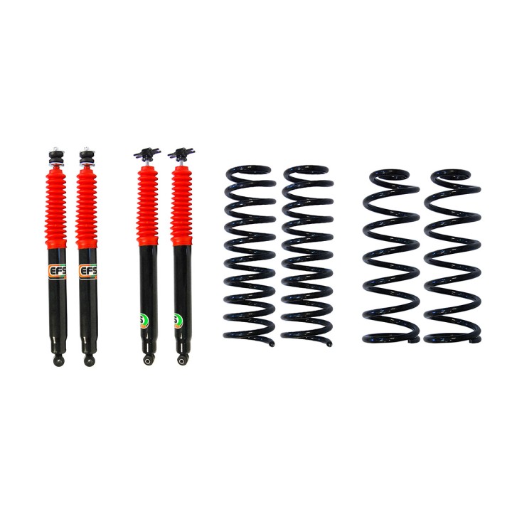 Kit Suspensie de Ridicare, EFS Elite +75 mm (3-Door Diesel) Jk, Jeep Wrangler 2007 - 2018 - EDK.ro