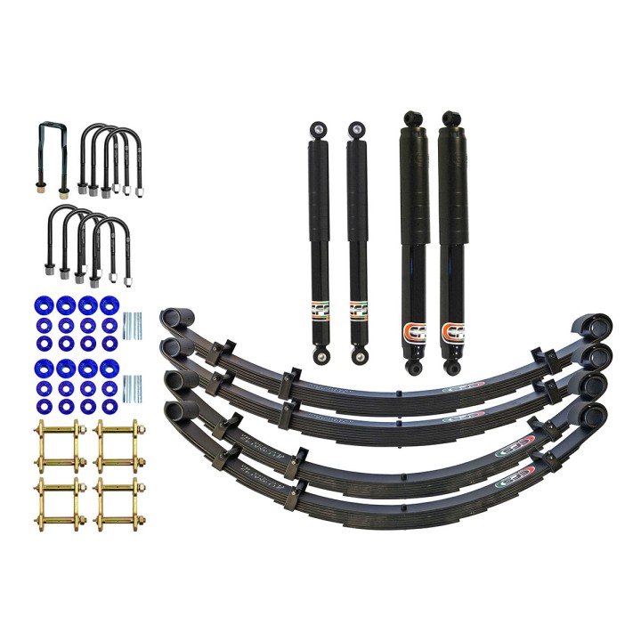 Kit Suspensie de Ridicare, EFS Elite +50 mm (Ochi Mare Leaf Spring) J45/47, Toyota Land Cruiser 1980 - 1987 - EDK.ro
