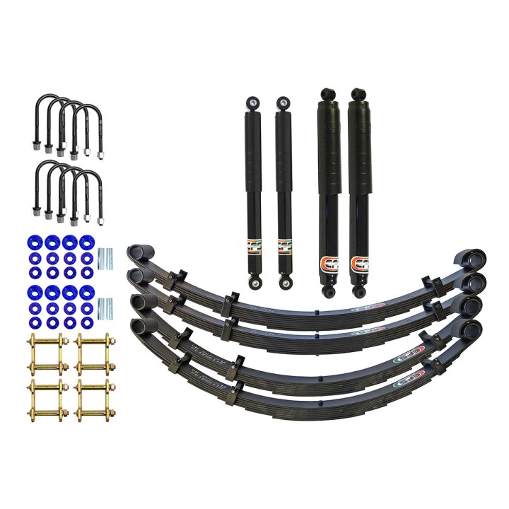 Suspension Lift Kit, EFS Elite +50 mm (Small Eye Leaf Spring) J45/47, Toyota Land Cruiser 1969 - 1980 - EDK.ro