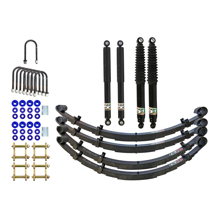Suspension Lift Kit, EFS Elite +50 mm (Small Eye Leaf Spring) J40, Toyota Land Cruiser 1969 - 1980 - EDK.ro