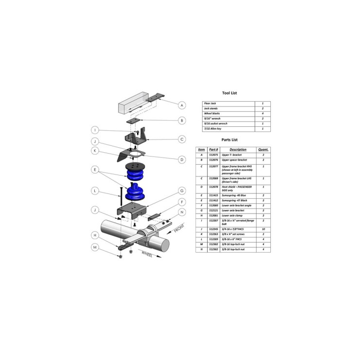 Rear SumoSprings Helper Springs, SuperSprings REBEL (1361 kg single wheel), Mercedes-Benz Sprinter 2006 - 2018 - EDK.ro