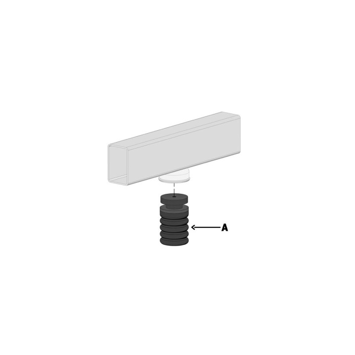 Rear SumoSprings Helper Springs, SuperSprings (340 kg), Jeep Wrangler 2007 - Present - EDK.ro