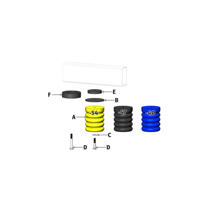 Arcuri Auxiliare SumoSprings Spate, SuperSprings (1270 kg), Ford Transit, Renault Master 2006 - 2024 - EDK.ro