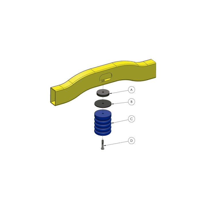 Arcuri Auxiliare SumoSprings Spate, SuperSprings (454 kg), Ford Ranger, Volkswagen Amarok 2023 - Prezent - EDK.ro