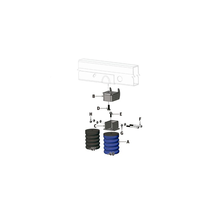 Rear SumoSprings Helper Springs, SuperSprings (680 kg), Ford F-150 - EDK.ro