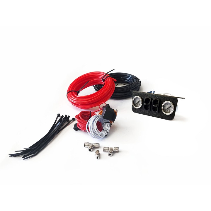 Kit Compresor cu Panou Dublu, Drive-Rite 2 Gauges (Universal) - EDK.ro