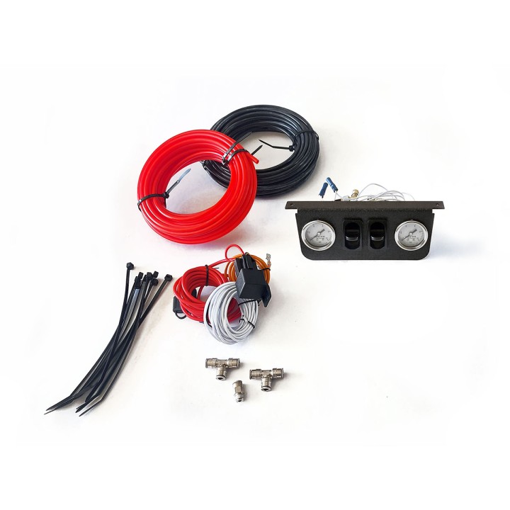 Kit Compresor cu Panou Dublu, Drive-Rite 2 Gauges (Universal) - EDK.ro