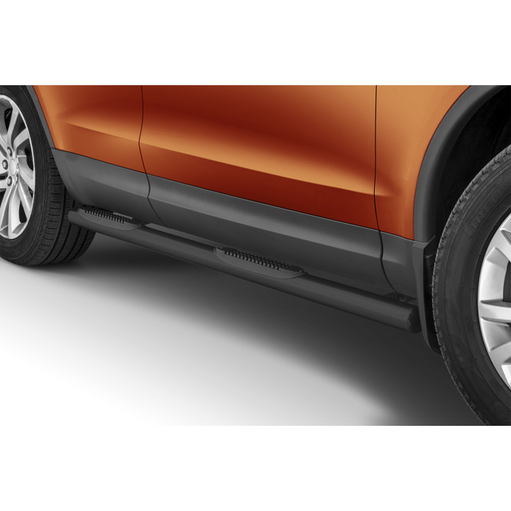 Side Steps, Steeler 4x4 Side Bars with Plastic Steps, Color Silver, Land Rover Discovery 2017 - Present - EDK.ro