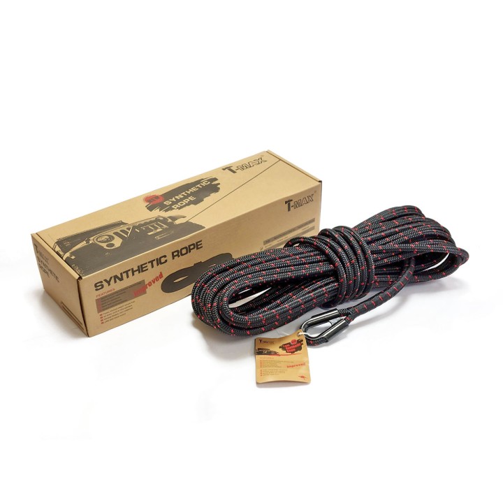 Winch Synthetic Rope, T-Max Series Ø13.2 mm X 25m (Without Hook) for 15.500lb Winches) - EDK.ro