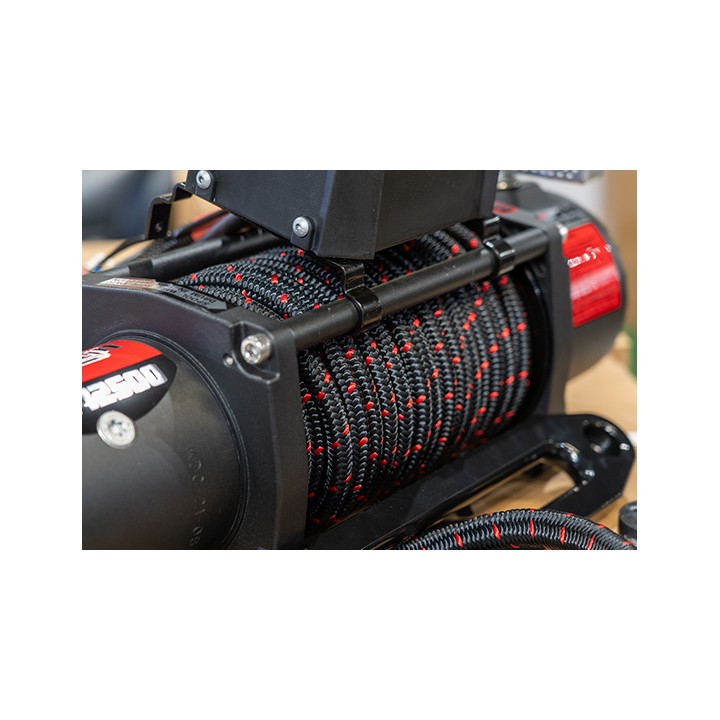 Frânghie Sintetică pentru Troliu, T-Max Series Ø13.2 mm X 25m fără Cârlig) pentru 15.500lb Winches) - EDK.ro