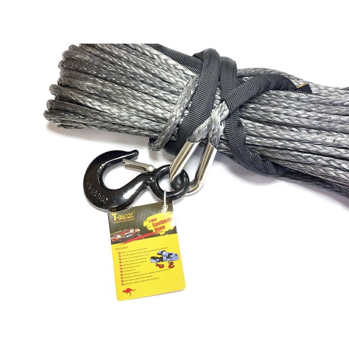 Winch Synthetic Rope, T-Max Ø9.4 mm X 28m 17.600lb for 9.500lb Winches) - EDK.ro