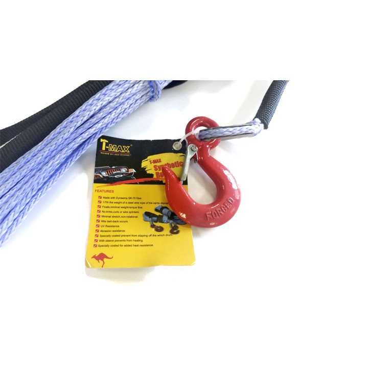 Winch Synthetic Rope, T-Max Ø5.5 mm X 15m 5.600lb for 3.500lb Winches) - EDK.ro