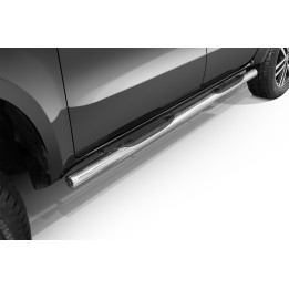 Side Steps, Steeler 4x4 Side Bars with Plastic Steps, Color Silver, Mercedes-Benz X-Class 2017 - Present - EDK.ro
