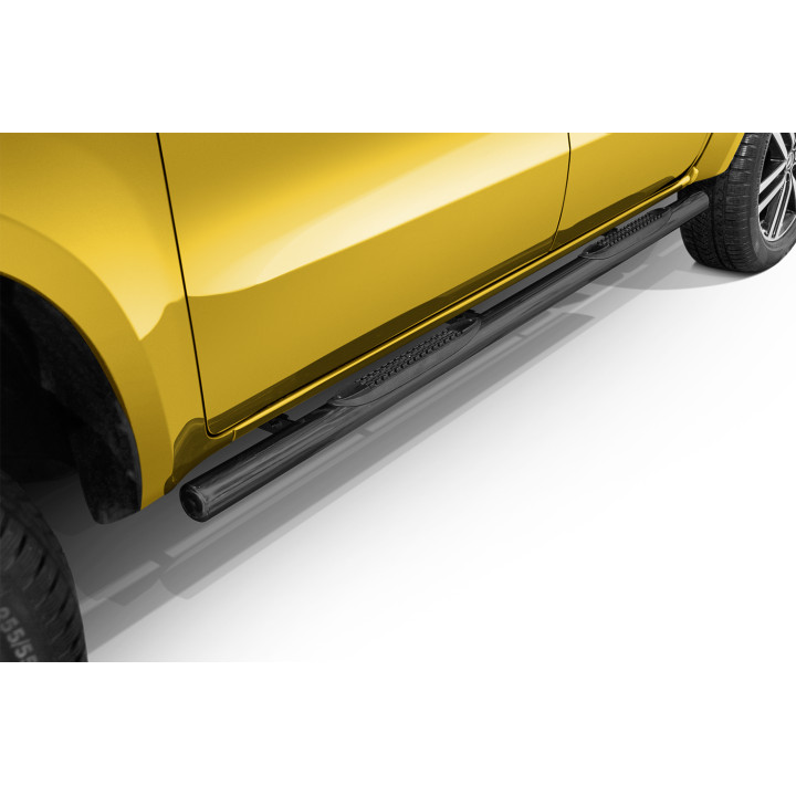 Praguri Laterale, Steeler 4x4 Side Bars cu Treaptă de Plastic, Culoare Argintiu, Mercedes-Benz X-Class 2017 - Prezent - EDK.ro