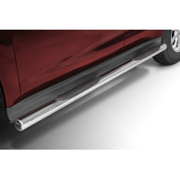 Praguri Laterale, Steeler 4x4 Side Bars cu Treaptă de Plastic, Culoare Argintiu, Mitsubishi ASX 2017 - 2019 - EDK.ro