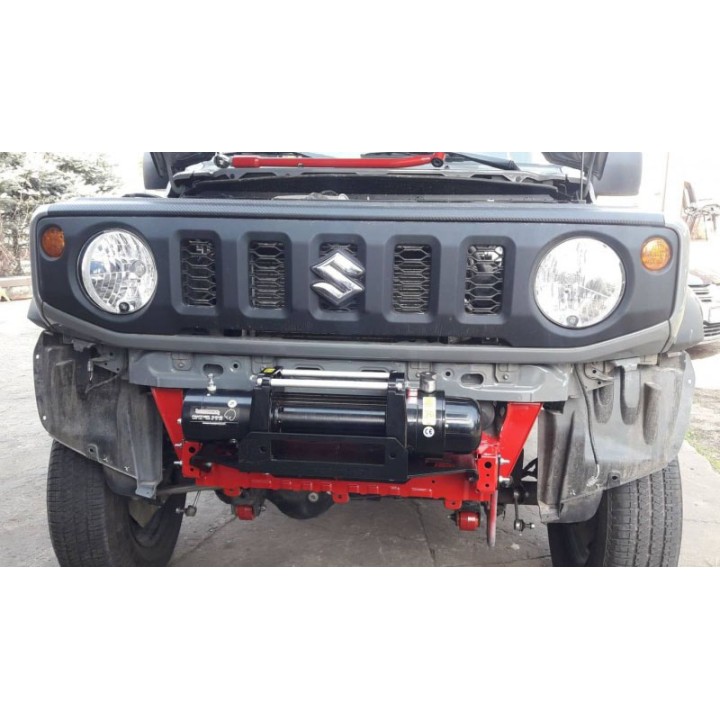 Winch Mounting Plate, Otros Fabricantes (Hasta 12500lbs), Suzuki Jimny 2018 - Present - EDK.ro