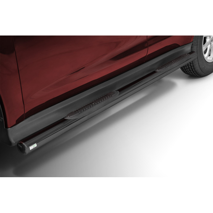 Praguri Laterale, Steeler 4x4 Side Bars cu Treaptă de Plastic, Culoare Argintiu, Mitsubishi ASX 2017 - 2019 - EDK.ro