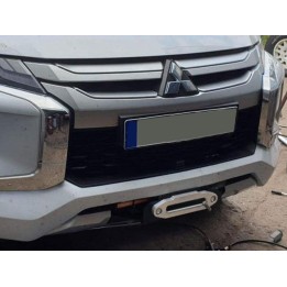 Winch Mounting Plate, Four Wheeler Original Bumper, Fiat Fullback, Mitsubishi L200 2015 - 2019 - EDK.ro