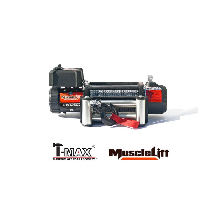 Cablu Metalic pentru Troliu, T-Max Winch Muscle-Lift MW-12500 Winch 12V 5665 kg - EDK.ro