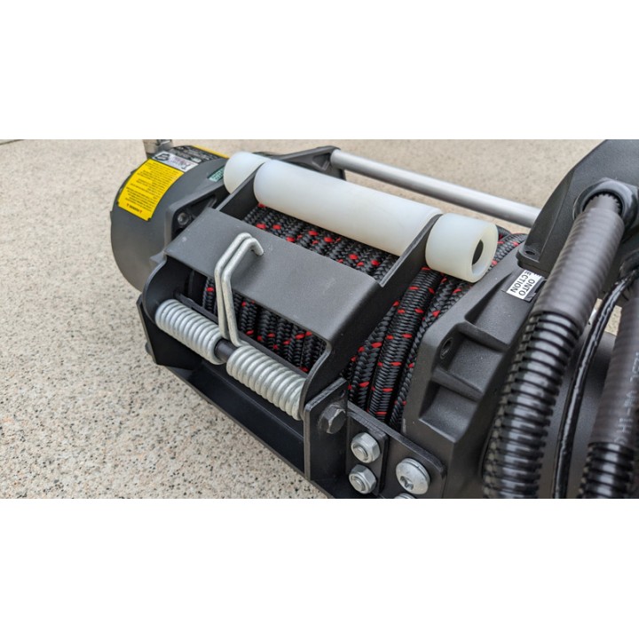 Frânghie Sintetică pentru Troliu, T-Max Winch Industrial Fire-Work FEW-18500 24V 8390 kg - EDK.ro