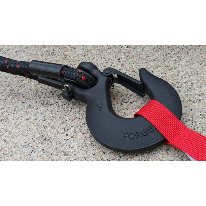 Frânghie Sintetică pentru Troliu, T-Max Winch Industrial Fire-Work FEW-18500 24V 8390 kg - EDK.ro