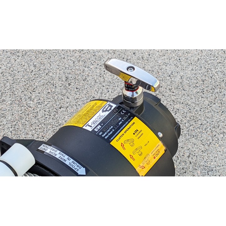 Cablu Metalic pentru Troliu, T-Max Winch Industrial Fire-Work FEW-13500 24V 6120 kg - EDK.ro