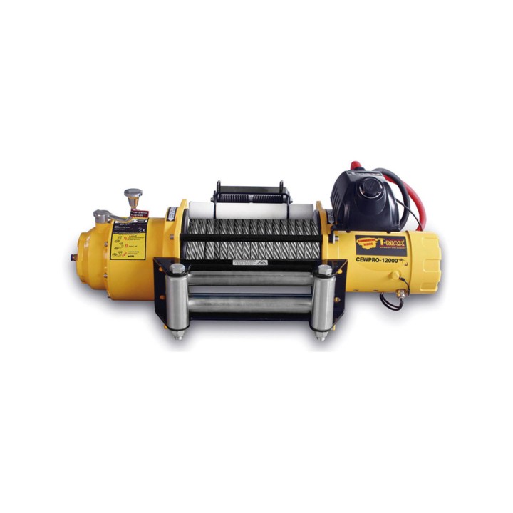 Cablu Metalic pentru Troliu, T-Max Winch Industrial Commercial CEW-12000 12V 5440 kg - EDK.ro