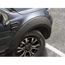 Fender Flares, Otros Fabricantes ABS XXL +45 mm with Parking Sensors Ranger (6 Pcs-black) - EDK.ro