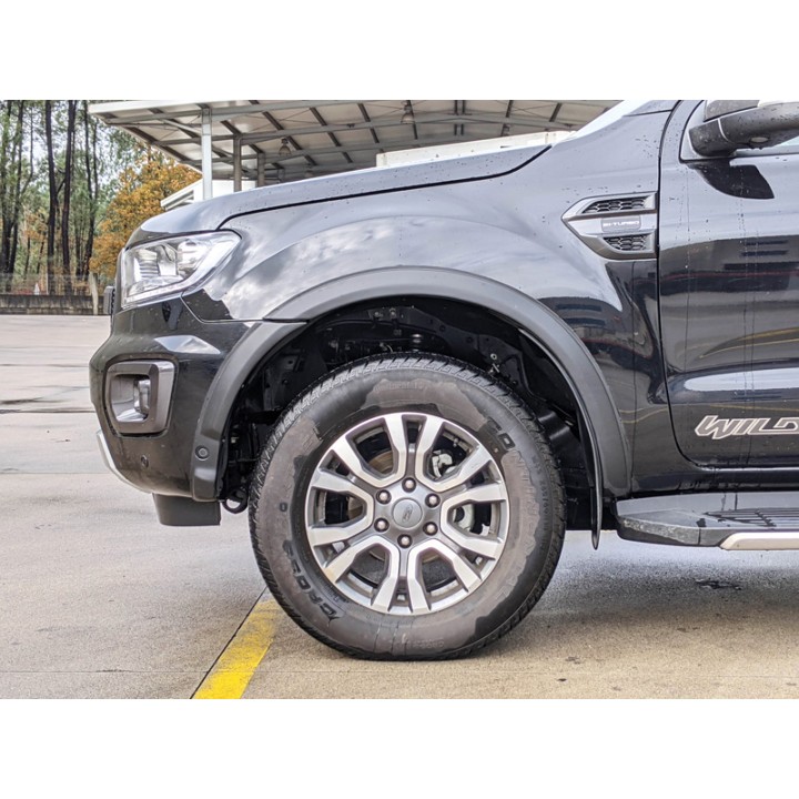 Fender Flares, Otros Fabricantes ABS Slim-Line +25 mm with Parking Sensors (6 Pcs-black), Ford Ranger 2012 - 2022 - EDK.ro